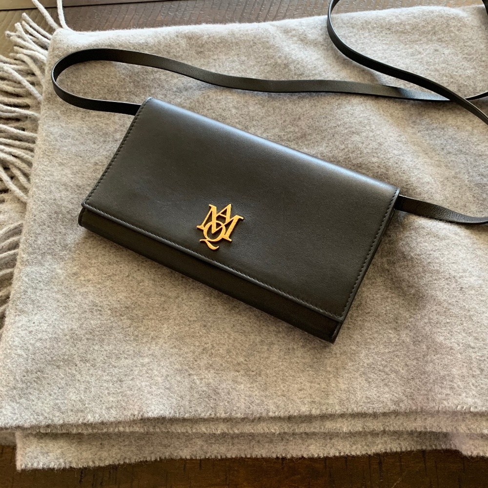 Alexander McQueen INSIGNIA POUCH WITH STRAP